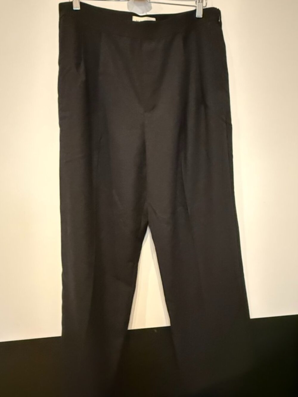 Alex Mill Primrose Pleated Trouser in Wool — black